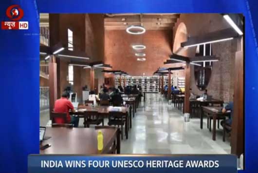 India UNESCO Heritage Awards,  DD News - October 2019